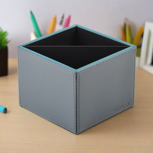 Leatherette Cosmetic/Pen Holder | Grey | Axis 2.0 ICHKAN