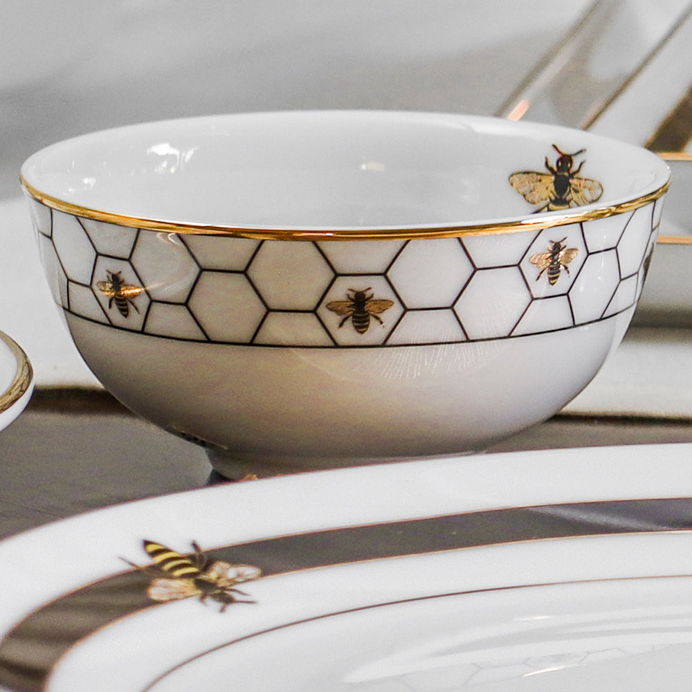 33 pc Dinner set | Black | Bee ICHKAN