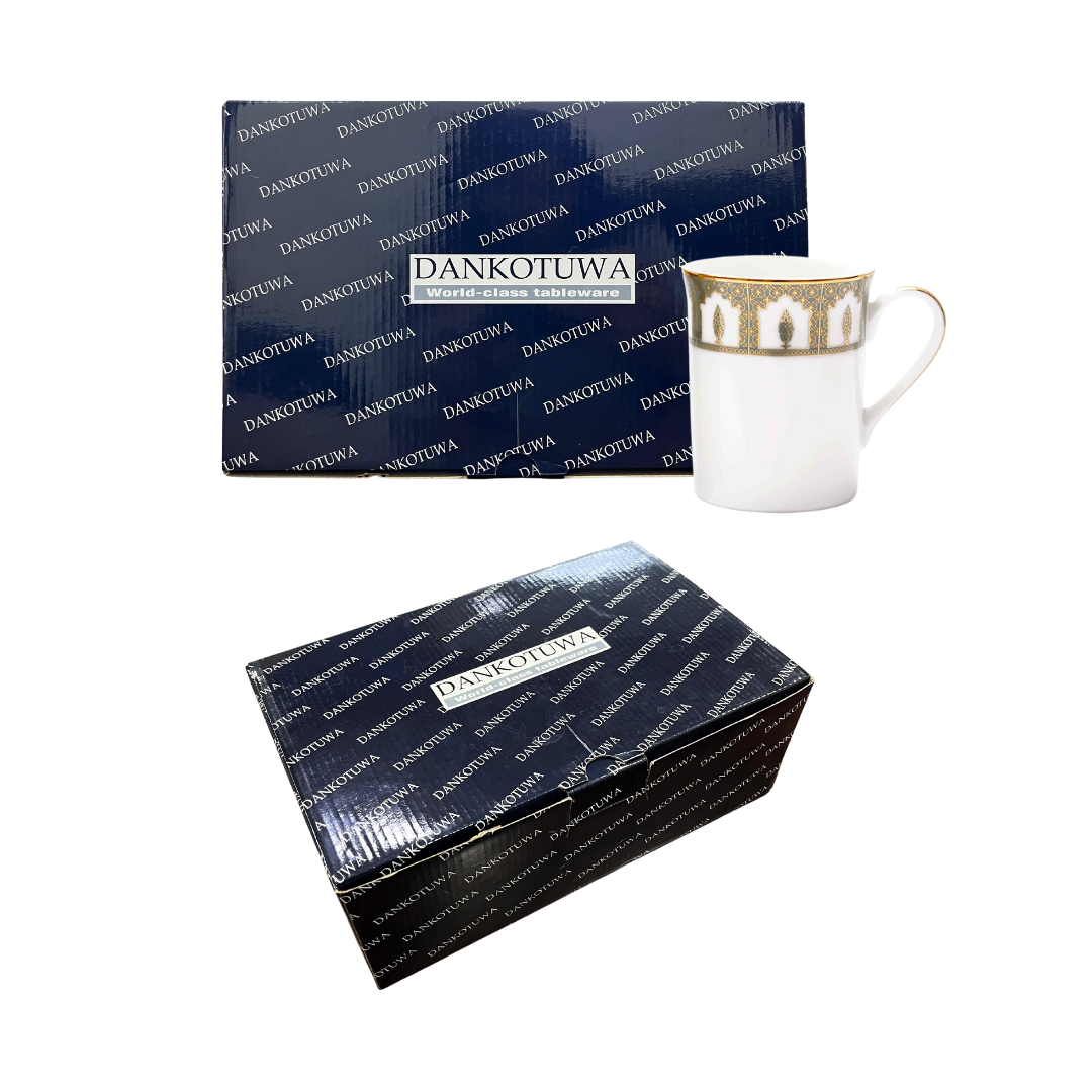 Classic Coffee Mug Set of 6 | Blue | Chinar ICHKAN