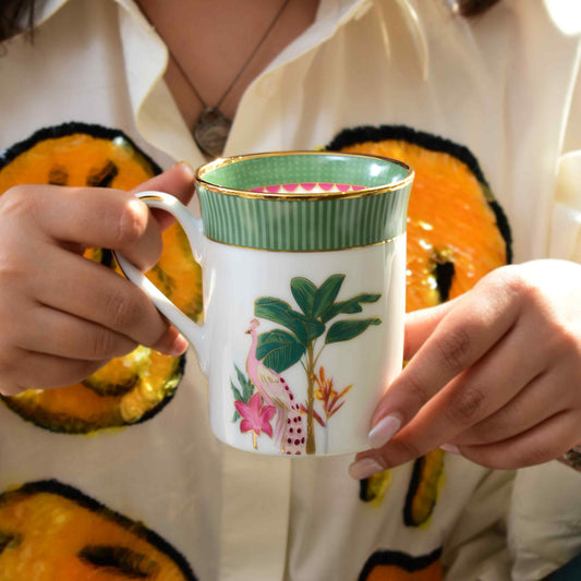 Classic Coffee Mug Set of 6 | Green | Mayura ICHKAN