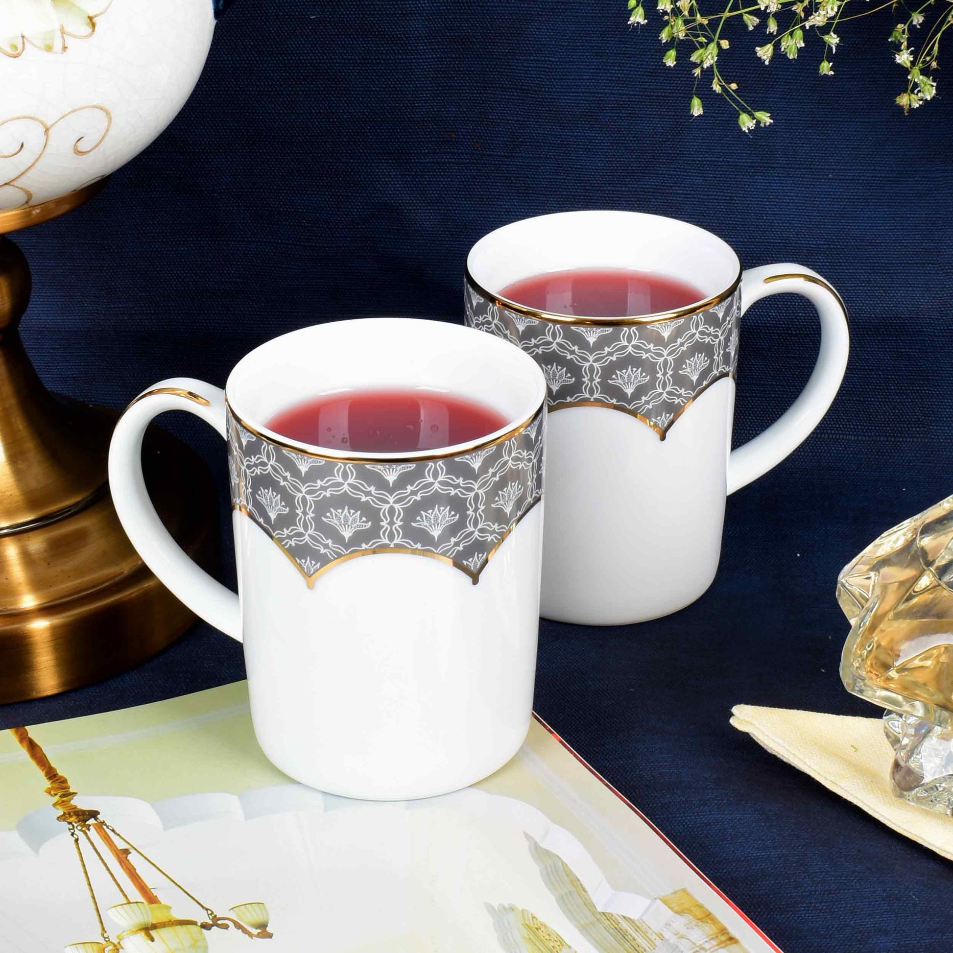 Mug Set 2pc with Gift Box | Grey | Grey Legacy ICHKAN