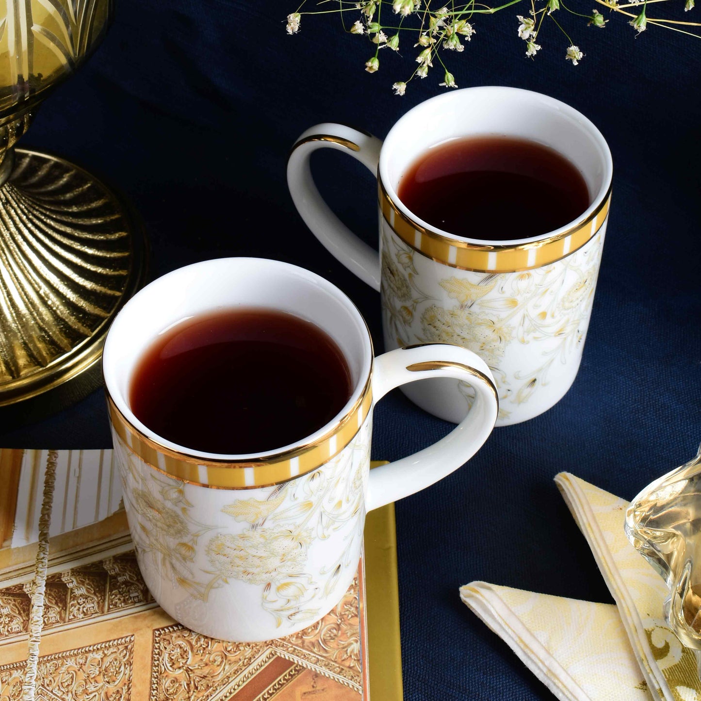 Mug Set 2pc with Gift Box | Yellow | Mustard Iris ICHKAN