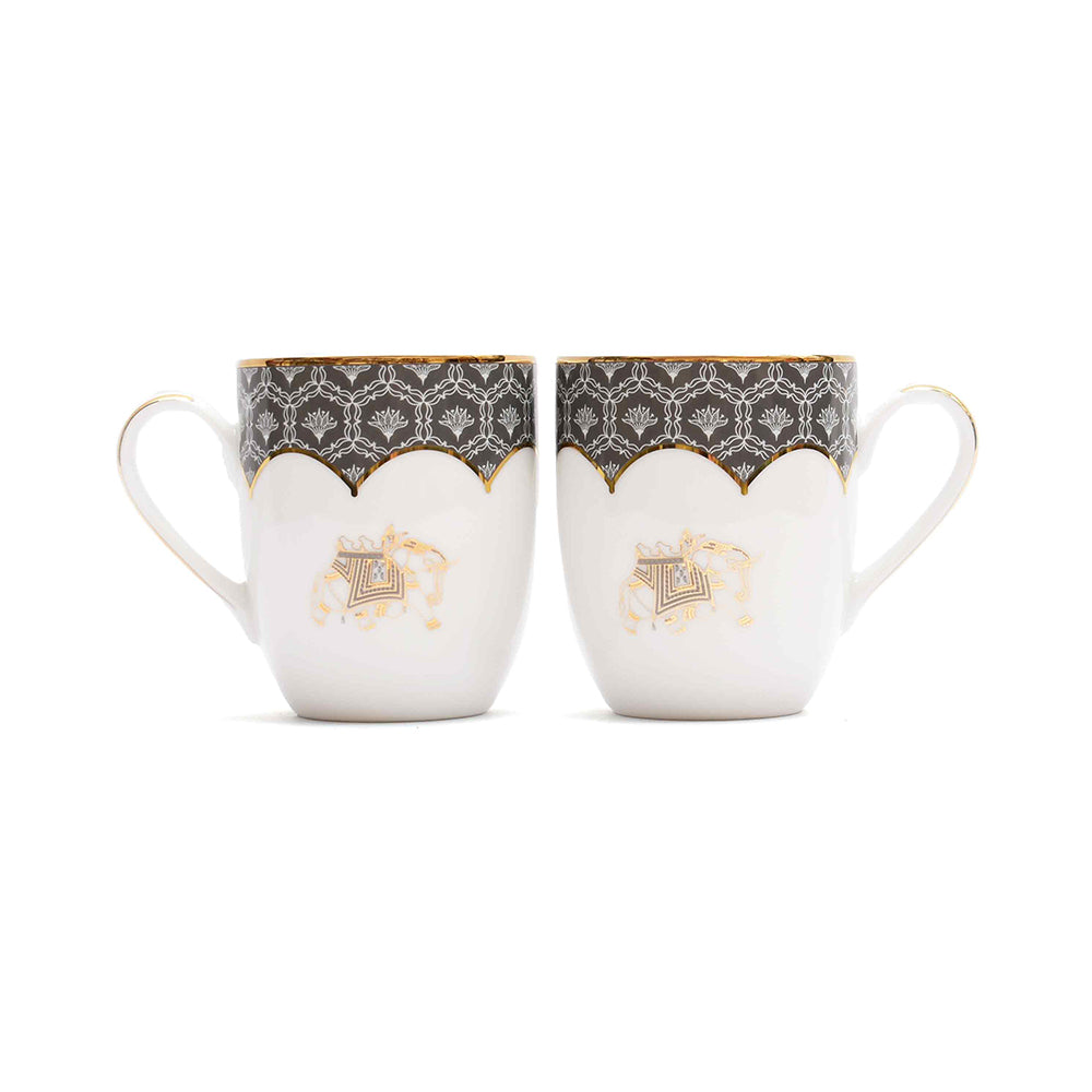 Coupe Coffee Mug Set of 2 | Grey | Grey Legacy ICHKAN