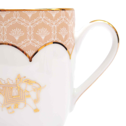 Coupe Coffee Mug Set of 4 - Gift Box | Peach | Peach Legacy ICHKAN