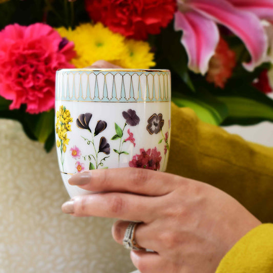 Coupe Coffee Mug Set of 6 | Yellow | Basant ICHKAN