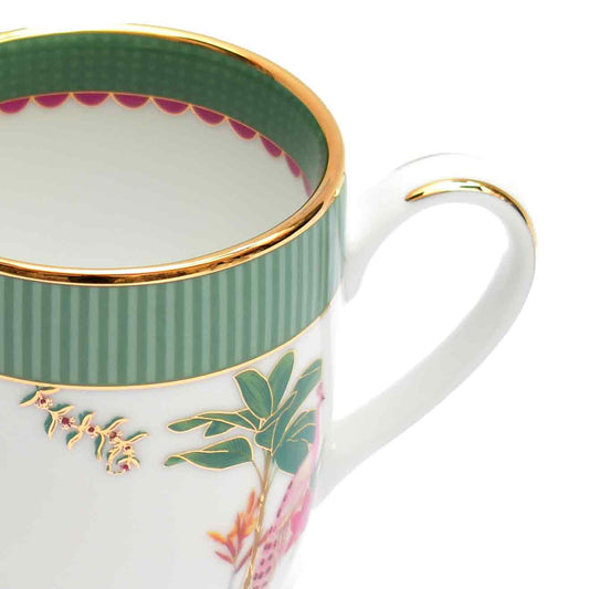 Coupe Coffee Mug Set of 4 - Gift Box | Green | Mayura ICHKAN