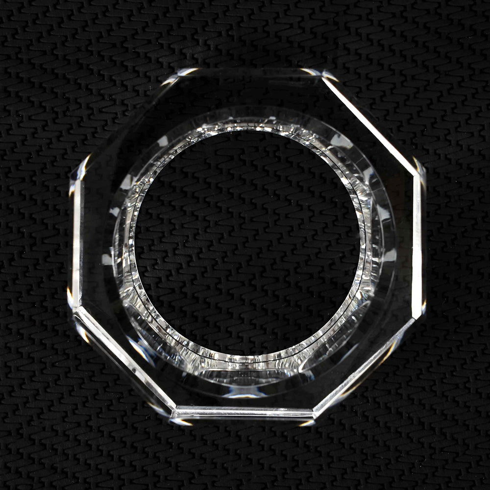 Crystal Octagon Napkin Ring | Transparent | Crystal Napkin Rings ICHKAN by Day To Day
