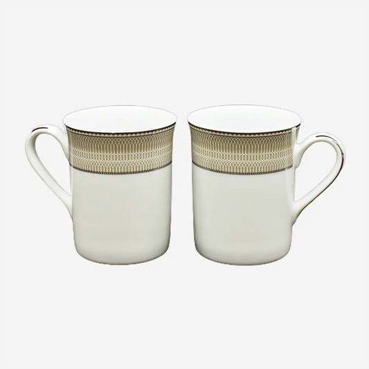 Mug Set 2pc with Gift Box | Beige | Shine Platin ICHKAN