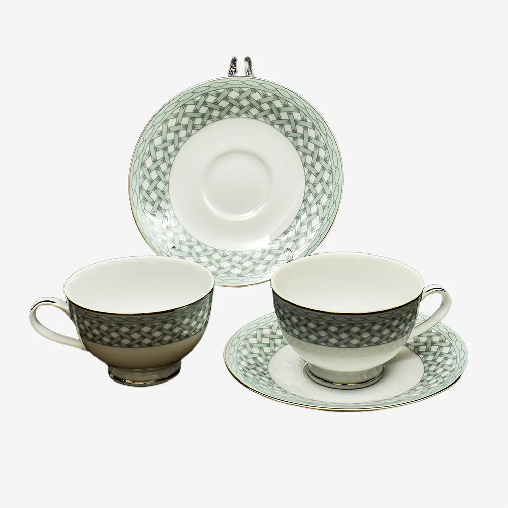 Tea Cup & Saucer 6pc | Blue | Valera ICHKAN