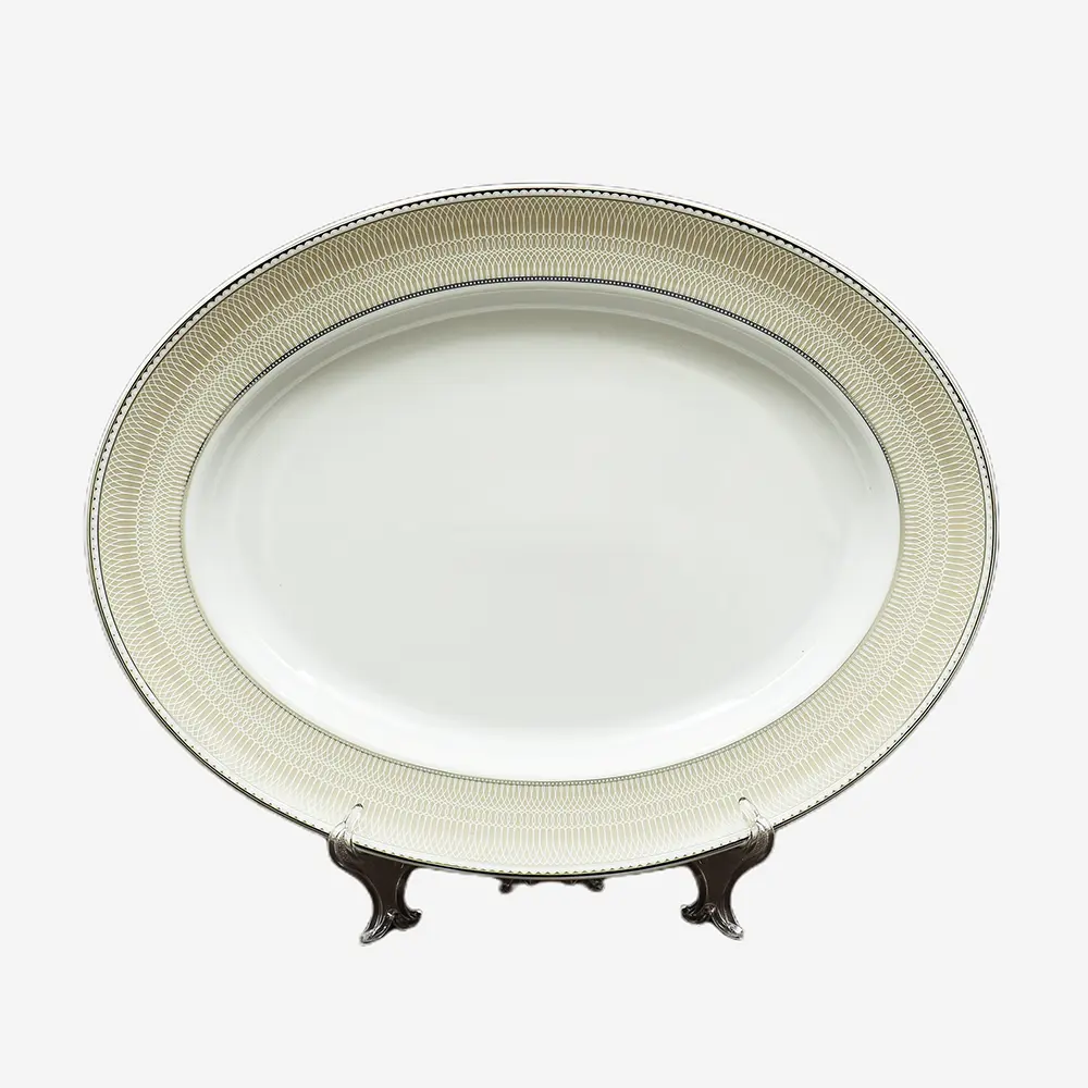 21 pc Dinner set | Beige | Shine Platin ICHKAN