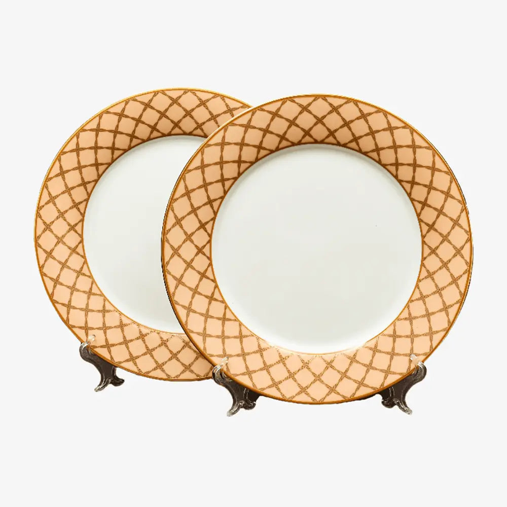 21 pc Dinner set | Peach | Angel Rope ICHKAN