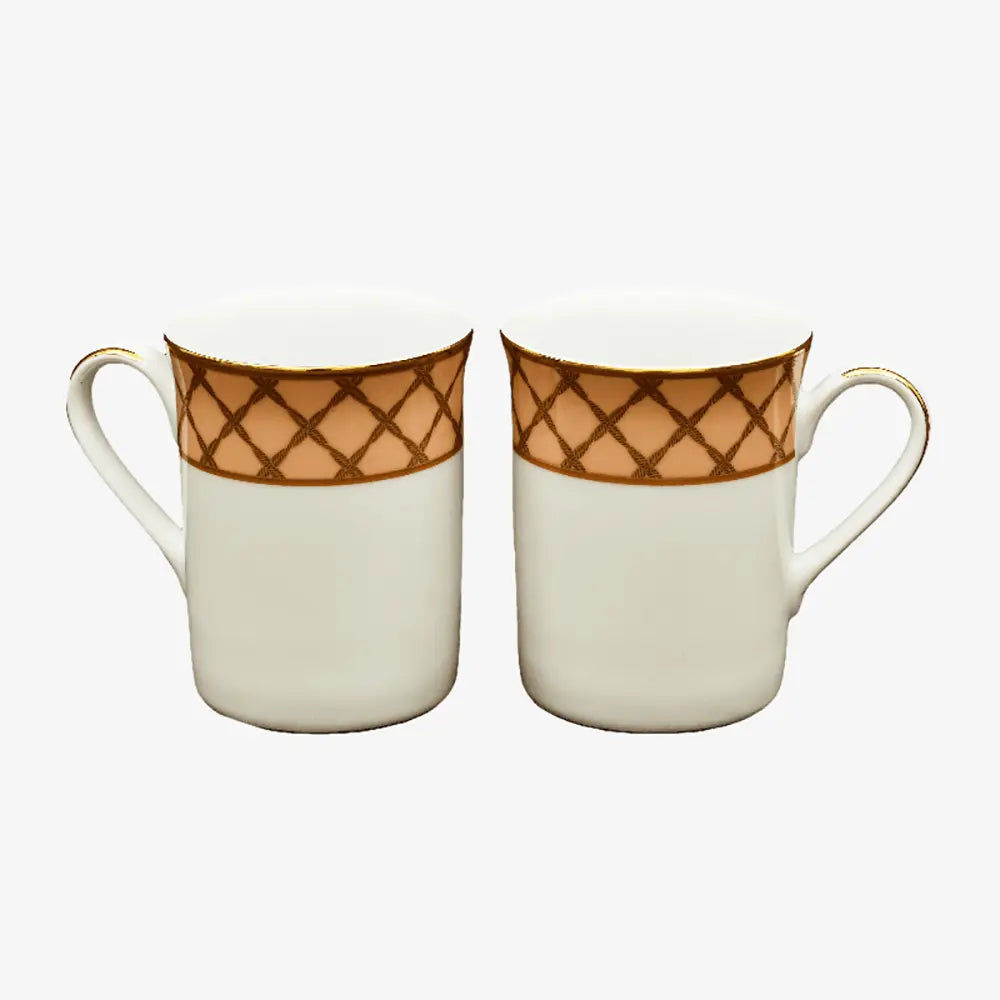 Mug Set 2pc with Gift Box | Peach | Angel Rope ICHKAN