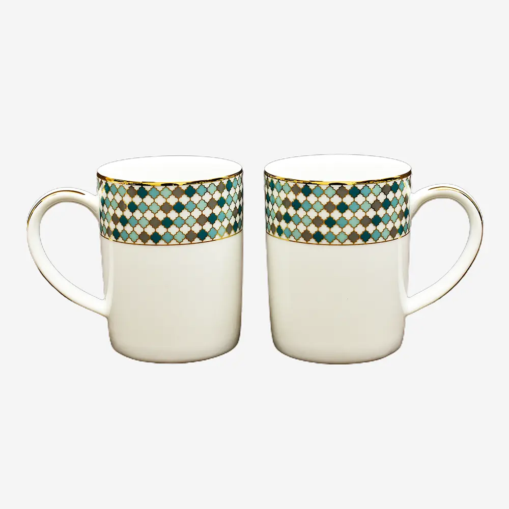 Mug Set 2pc with Gift Box | Teal | Christolite ICHKAN