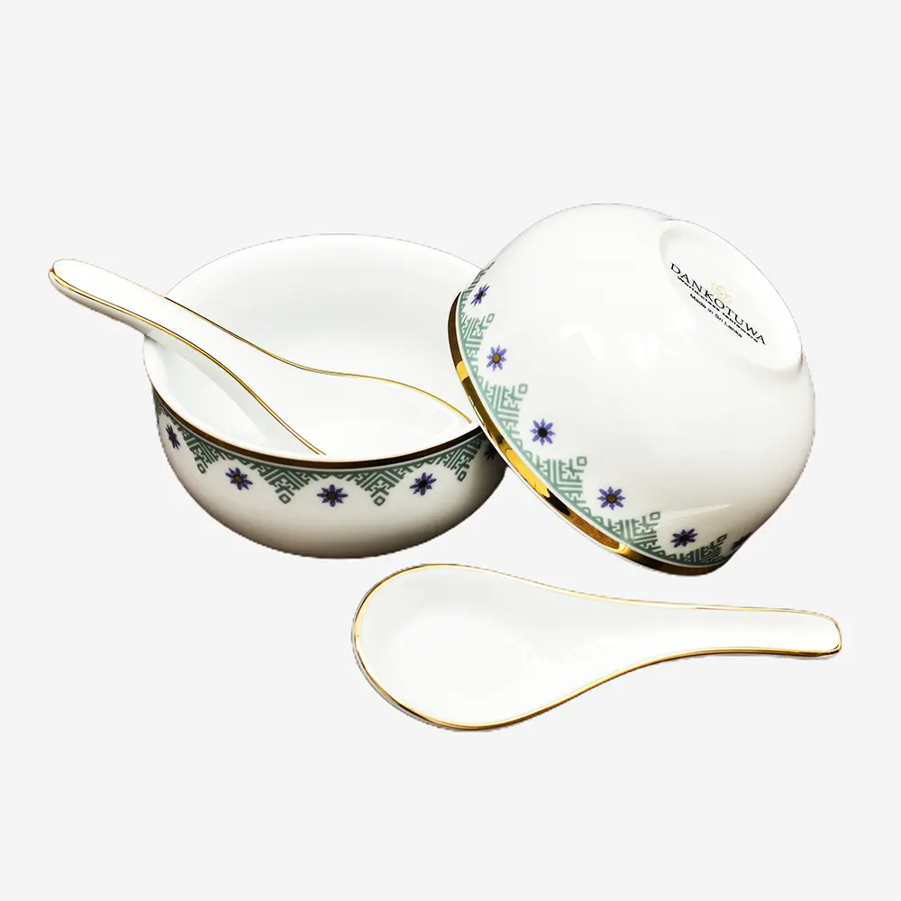 33 pc Dinner set | Green | Isabella Gold ICHKAN