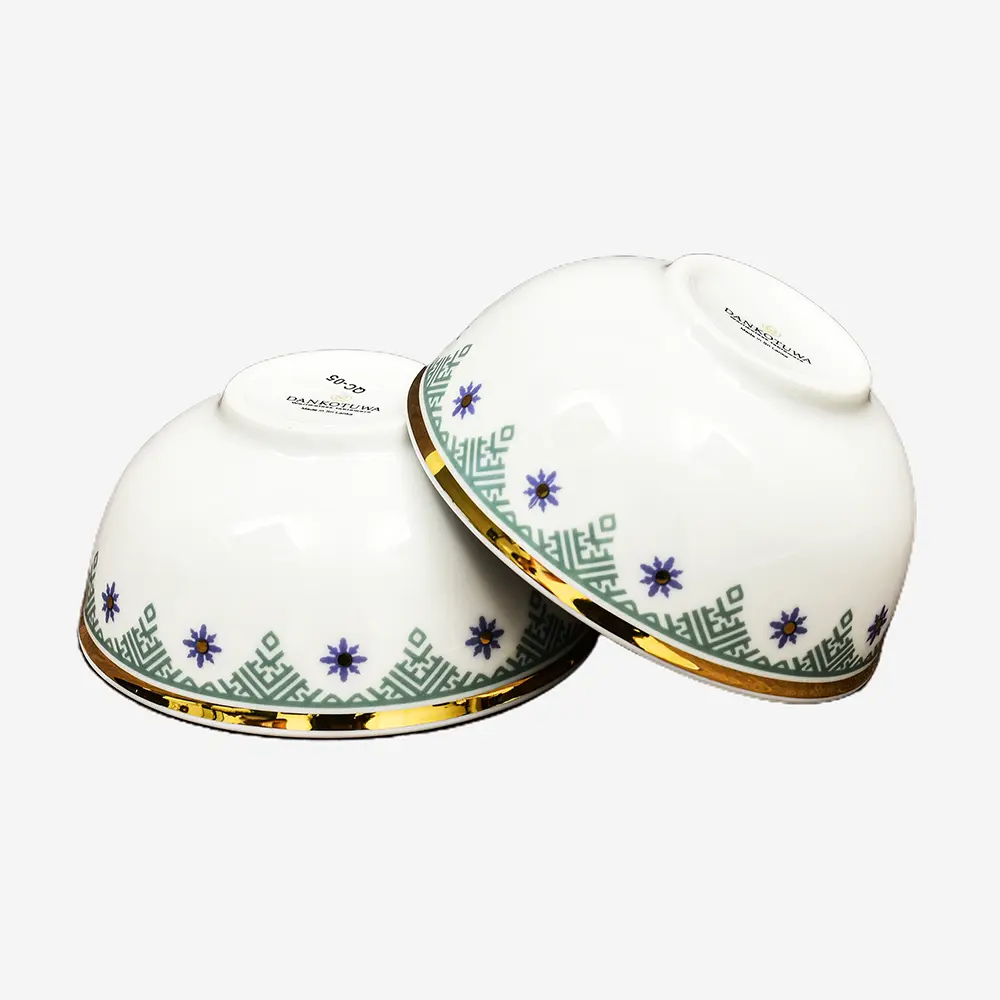21 pc Dinner set | Blue | Isabella Gold ICHKAN