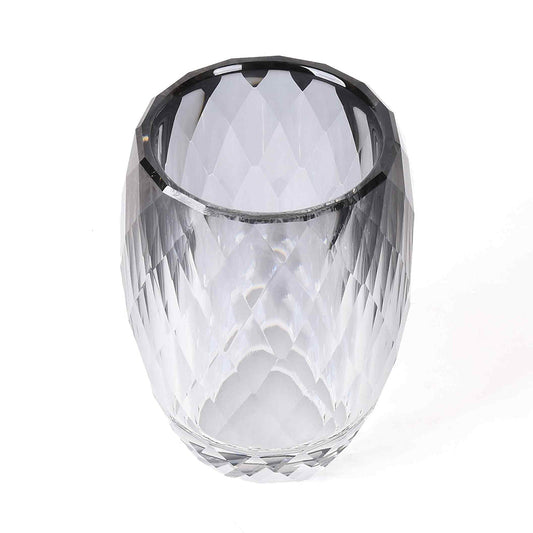 Crystal Diamond Cut Tumbler | Black | Crystal Powder Room Utility ICHKAN by Day To Day