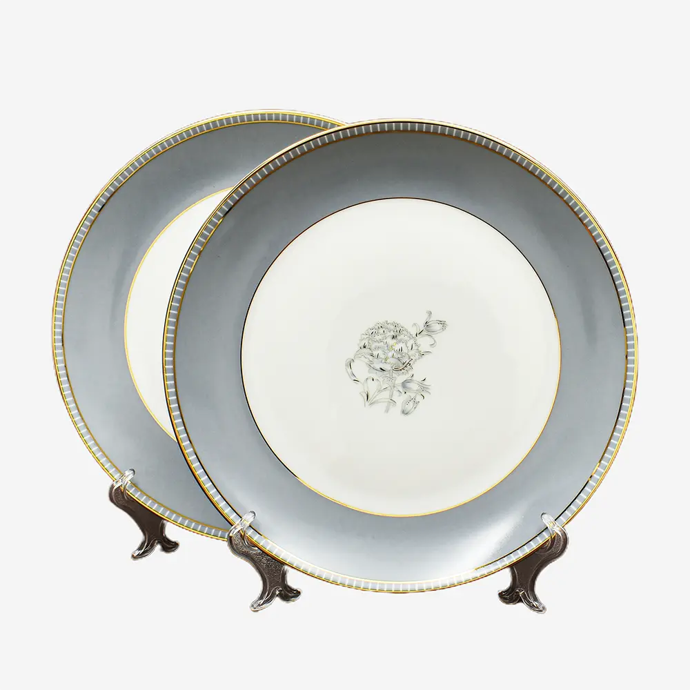 21 pc Dinner set | Grey | Grey Iris ICHKAN