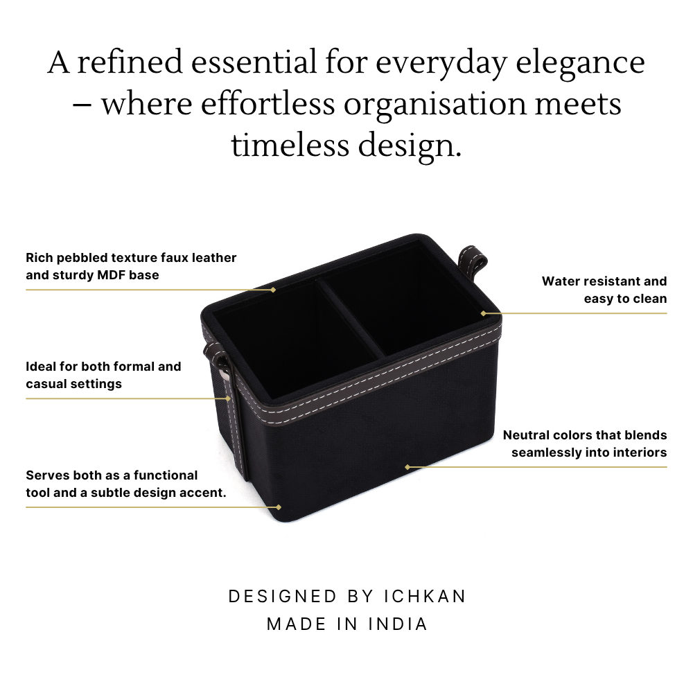 Cosmetic / Stationery Holder | Black | Doté ICHKAN by Day To Day