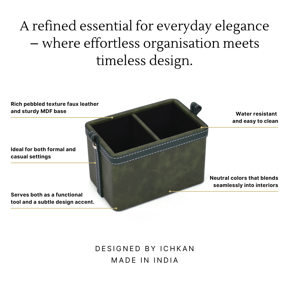 Cosmetic / Stationery Holder | Dark Olive | Doté ICHKAN by Day To Day