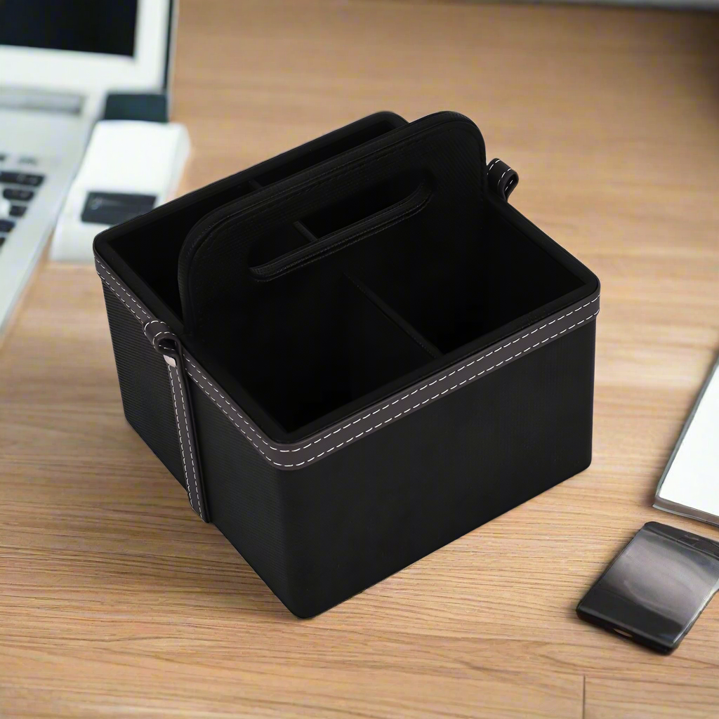 Leatherette Multi-Utility Organiser | Black | Doté ICHKAN by Day To Day