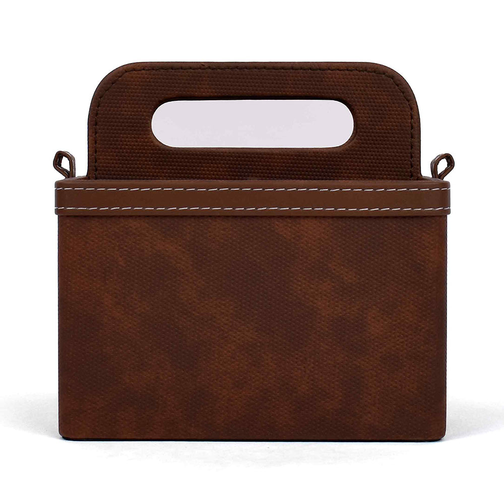 Leatherette Multi-Utility Organiser | Brown | Doté ICHKAN by Day To Day