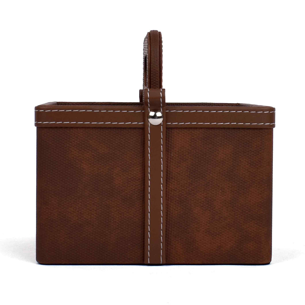 Leatherette Multi-Utility Organiser | Brown | Doté ICHKAN by Day To Day