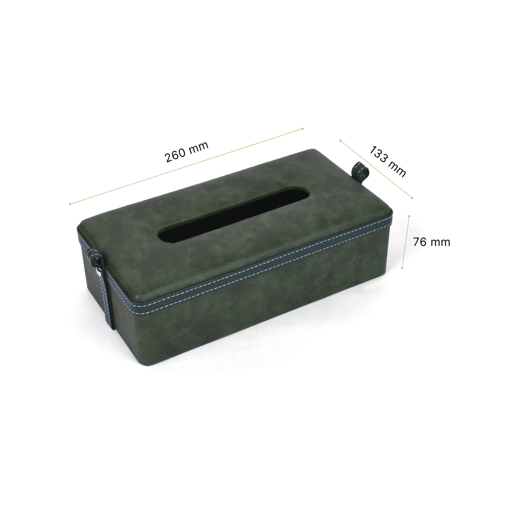 Rectangle Tissue Box | Dark Olive | Doté ICHKAN by Day To Day