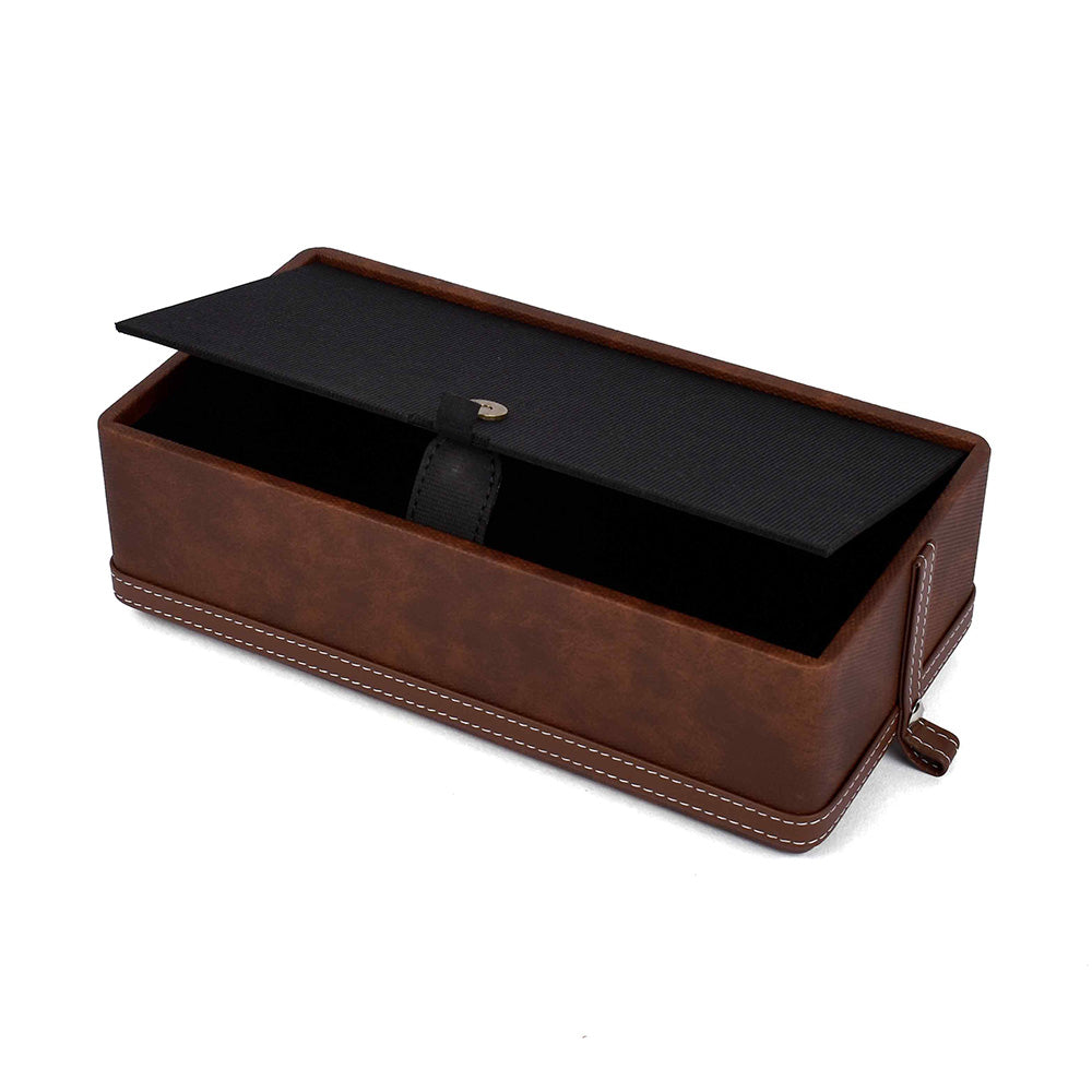 Rectangle Tissue Box | Brown | Doté ICHKAN by Day To Day