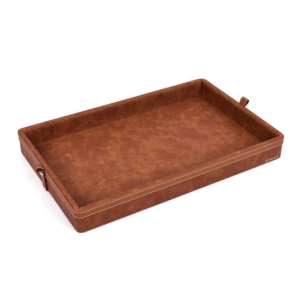 Rectangle Serving Tray Set of 2 | Tan | Doté ICHKAN by Day To Day
