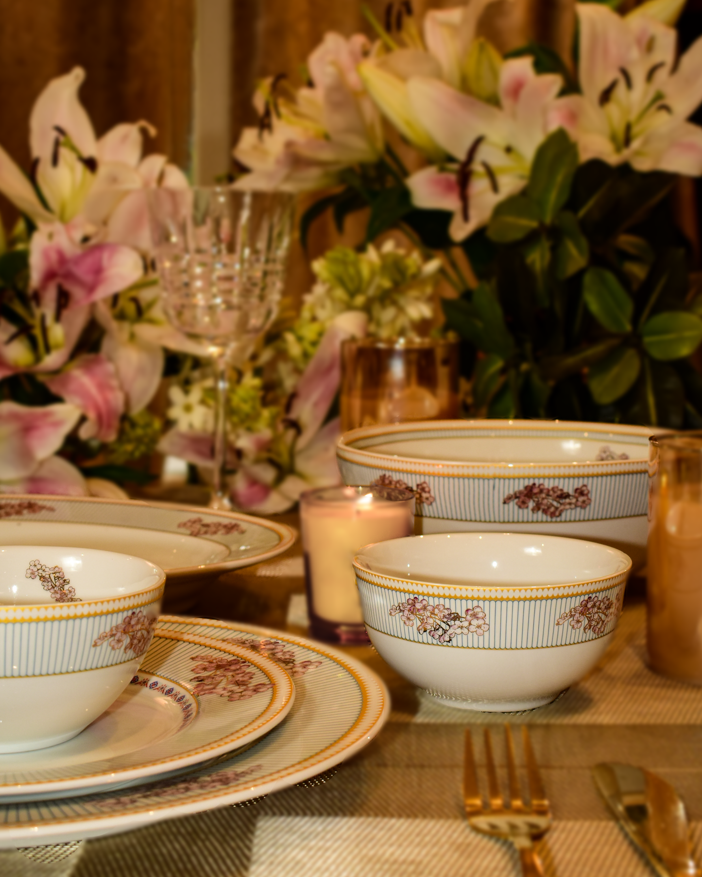 Flourishing Floret Dinner Set | 21 Pieces Ichkan