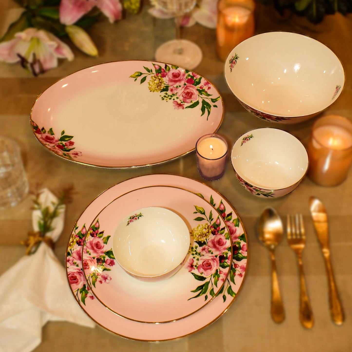 Garland Dinner Set | 33 Pieces Ichkan