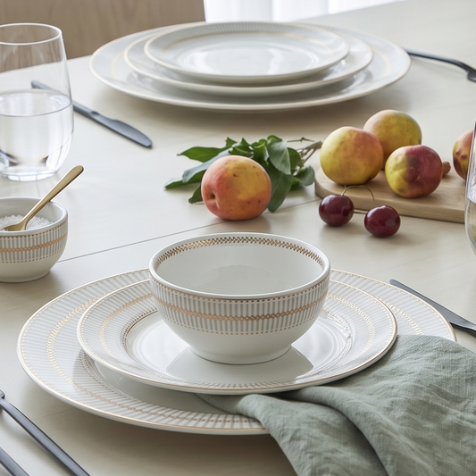 27 Pc Dinner set | Monarchy Grey | Ichkan Roots ICHKAN by Day To Day