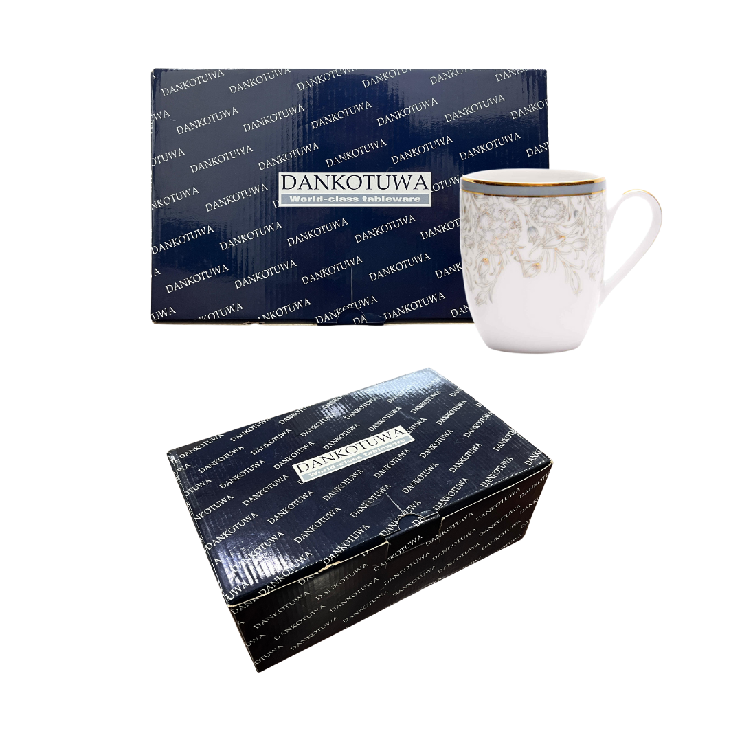 Coupe Coffee Mug Set of 6 | Grey | Grey Iris ICHKAN