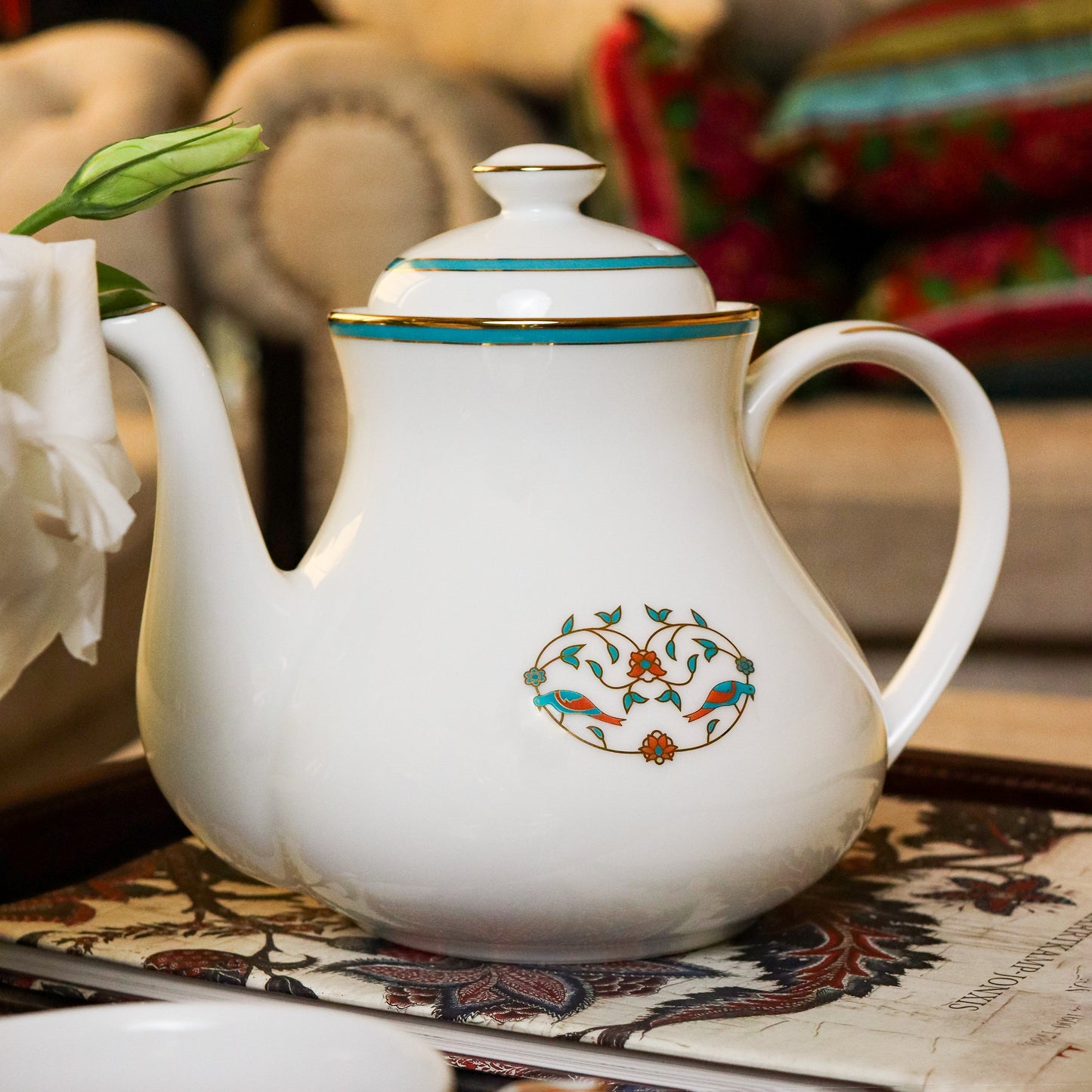 Tea Set 17 Pcs | Blue | Mavi ICHKAN