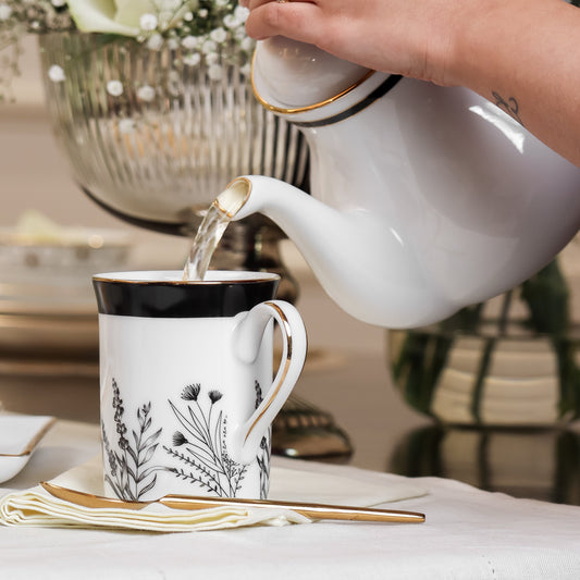 Classic Coffee Mug Set of 2 | Black | Bee ICHKAN