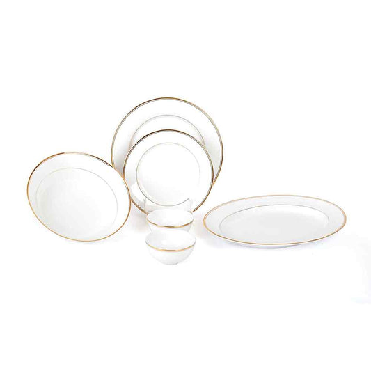 21 pc Dinner set Georgian Shape | Gold | Infinity Gold ICHKAN by Day To Day