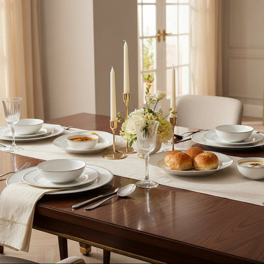 21 pc Dinner set Coupe Shape | Platinum | Infinity Platinum ICHKAN by Day To Day