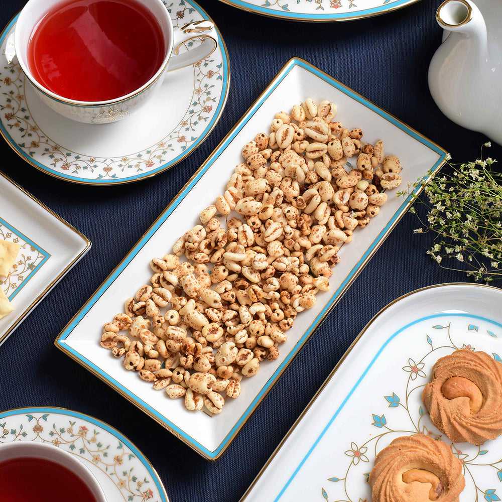 Coffee Mug and Snack Platter Combo - Gift Box | Blue | Mavi ICHKAN