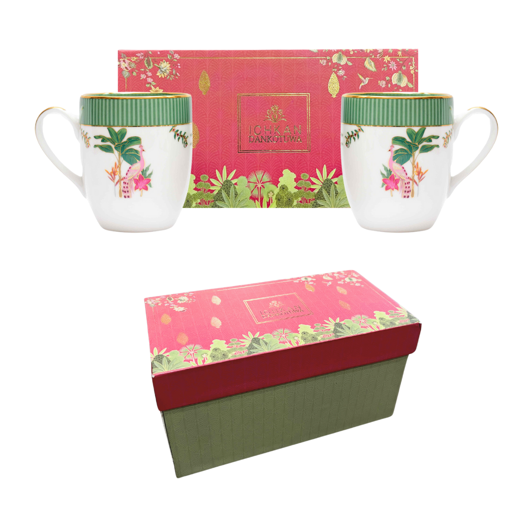 Coupe Coffee Mug Set of 2 | Green | Mayura ICHKAN