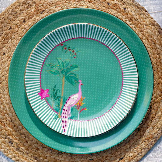 21 pc Dinner set | Green | Mayura ICHKAN