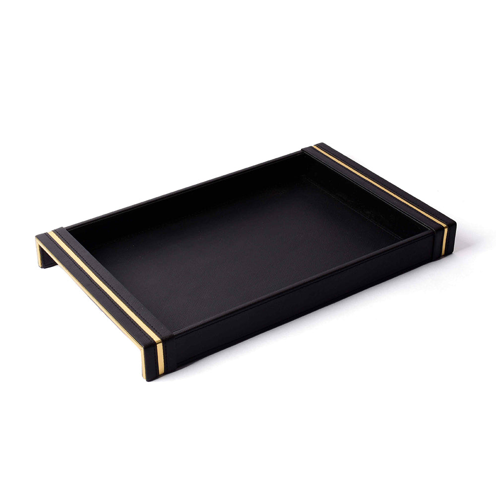 Rectangle Serving Tray Set of 2 | Black | Midnight ICHKAN by Day To Day