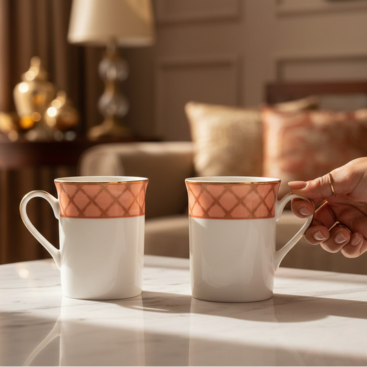 Classic Coffee Mug Set of 6 | Peach | Angel Rope ICHKAN by Day To Day