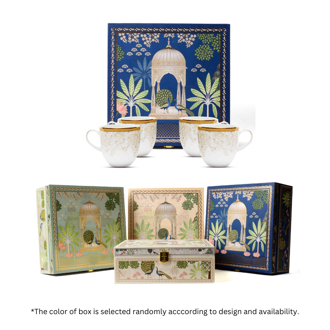 Pete's Coffee Mug Set of 4 - Gift Box | Yellow | Mustard Iris ICHKAN