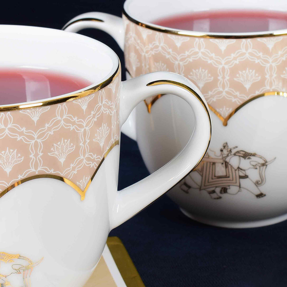 Pete's Coffee Mug Set of 4 - Gift Box | Peach | Peach Legacy ICHKAN