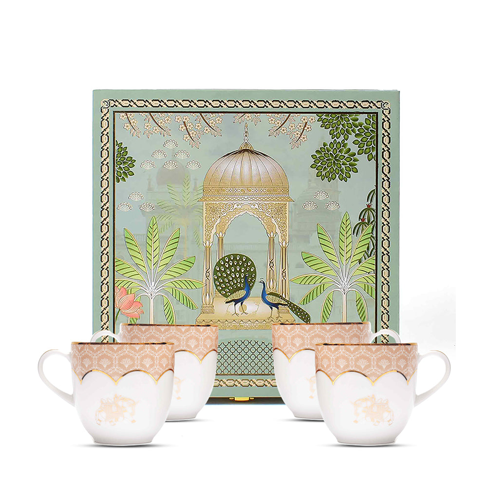 Pete's Coffee Mug Set of 4 - Gift Box | Peach | Peach Legacy ICHKAN