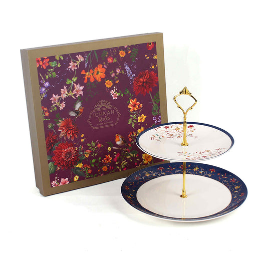 2 Tier Dessert Platter | Saaz | Ichkan Roots