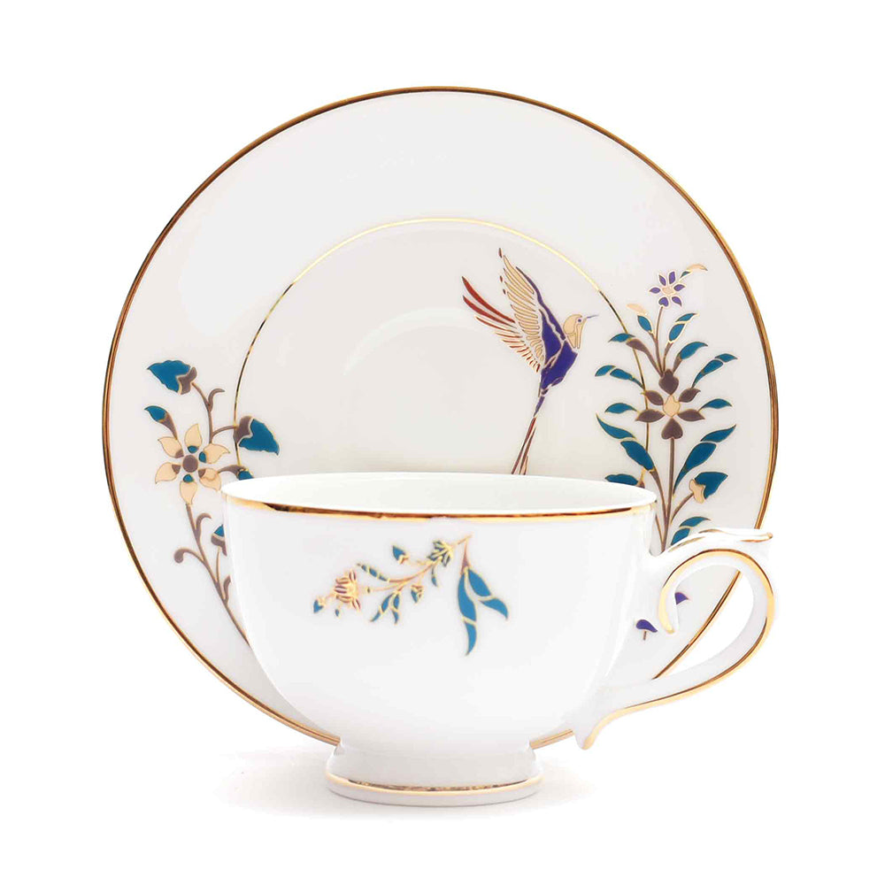 Tea Cup & Saucer 12pc | Green | Shahi ICHKAN