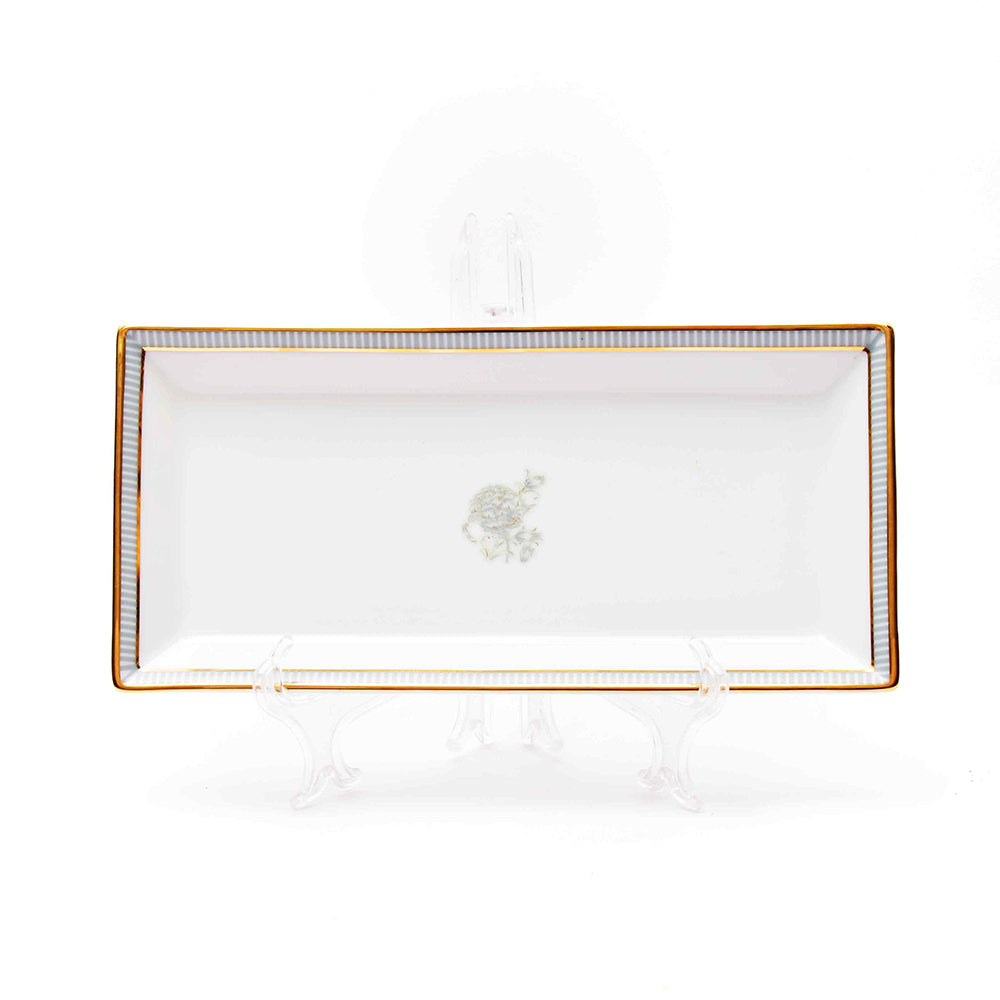 Rectangle Snack Tray/Platter Small | Grey | Grey Iris ICHKAN