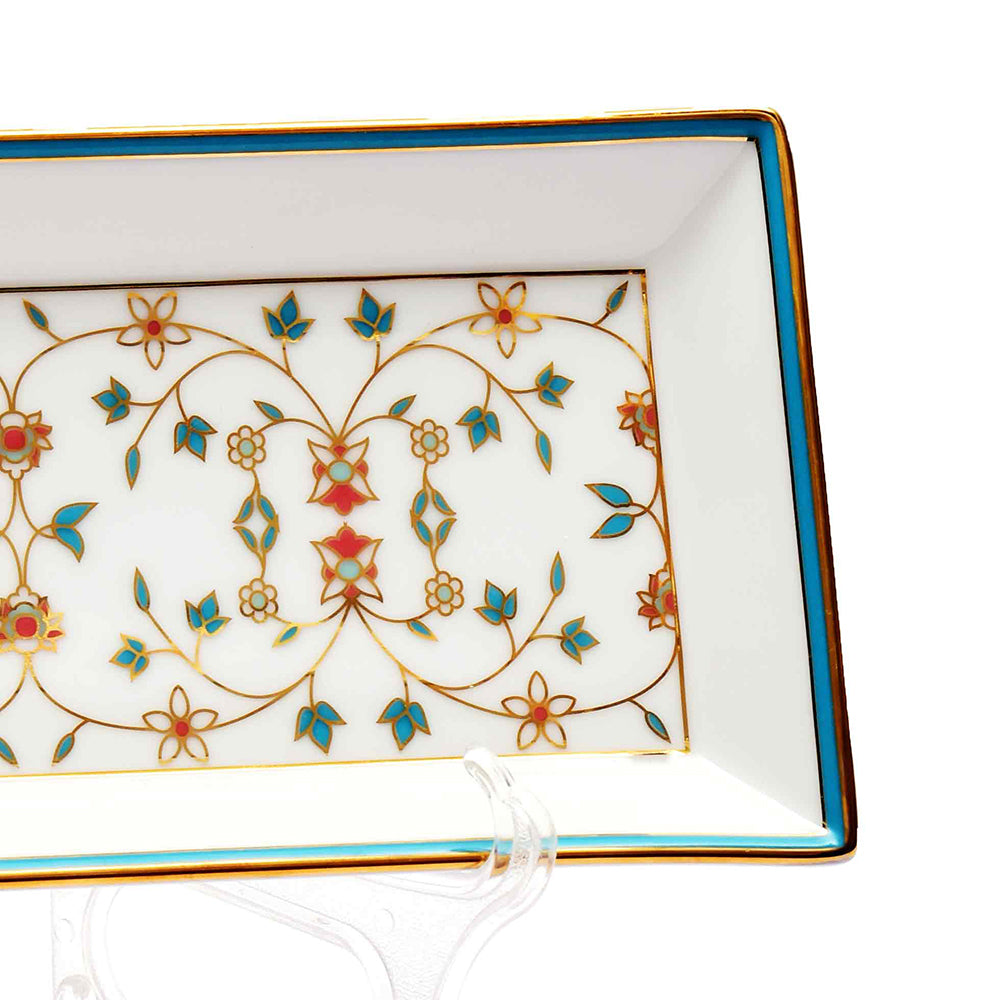 Rectangle Snack Tray/Platter Small | Blue | Mavi ICHKAN