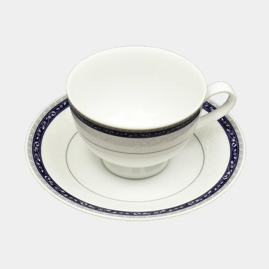Tea Cup & Saucer 6pc | Blue | Dinole ICHKAN